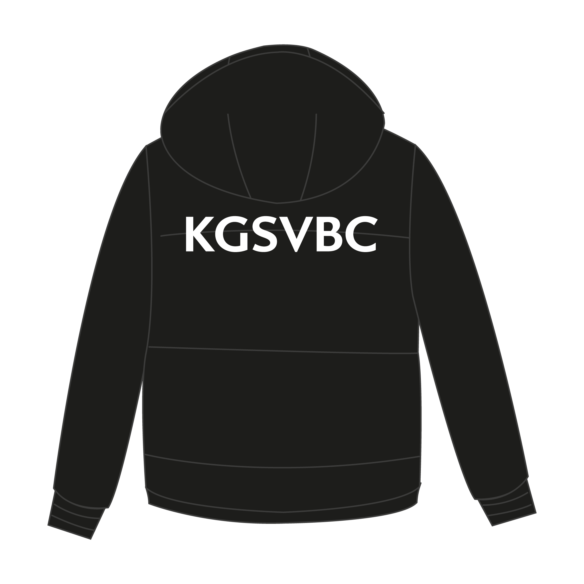 KGSVBC Black Puffa Jacket