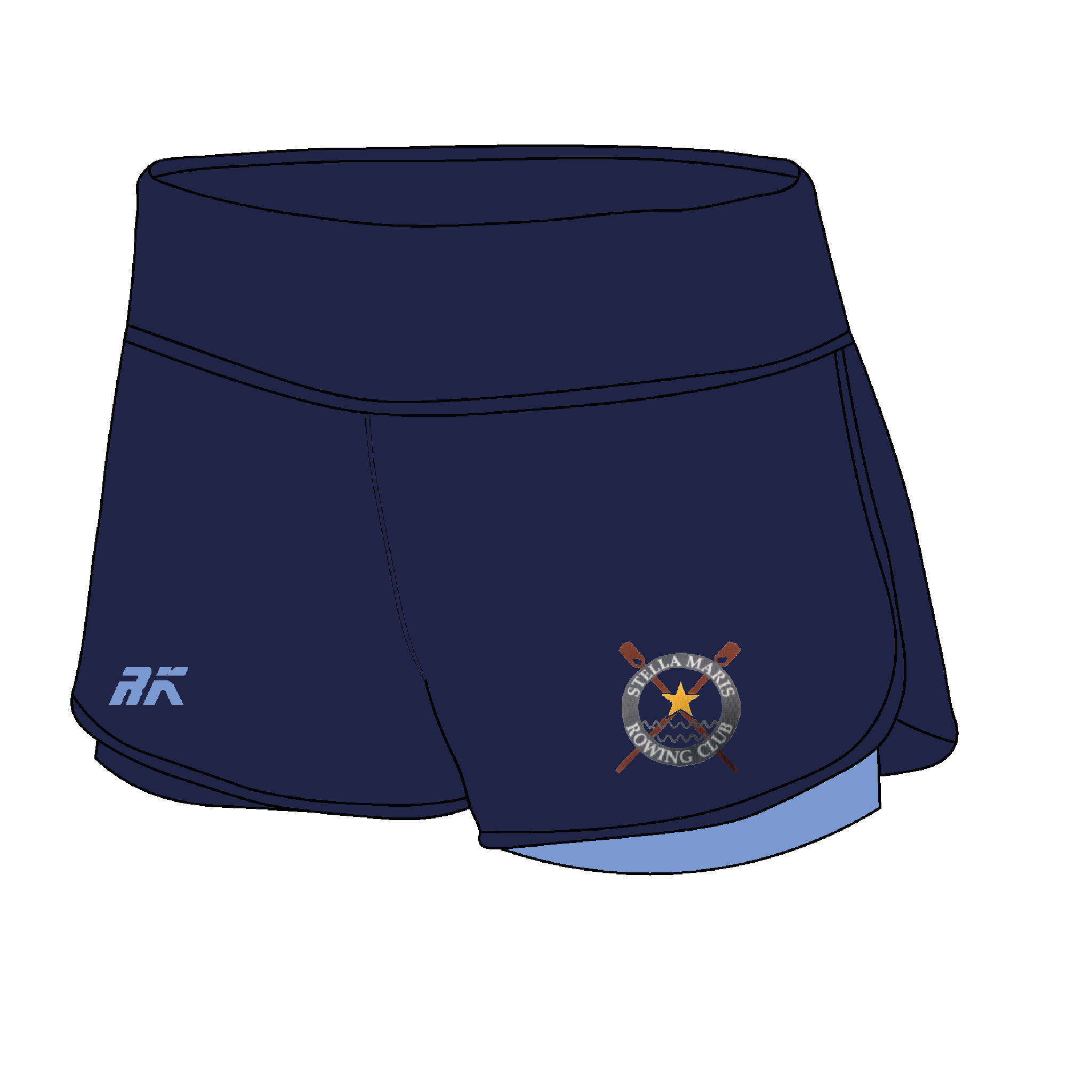 Stella Maris Rowing Club Female Gym Shorts
