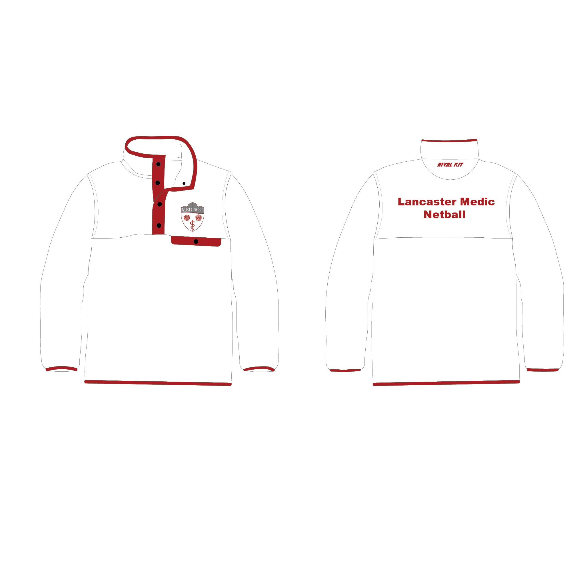 Lancaster Medics Netball Club Pocket Fleece