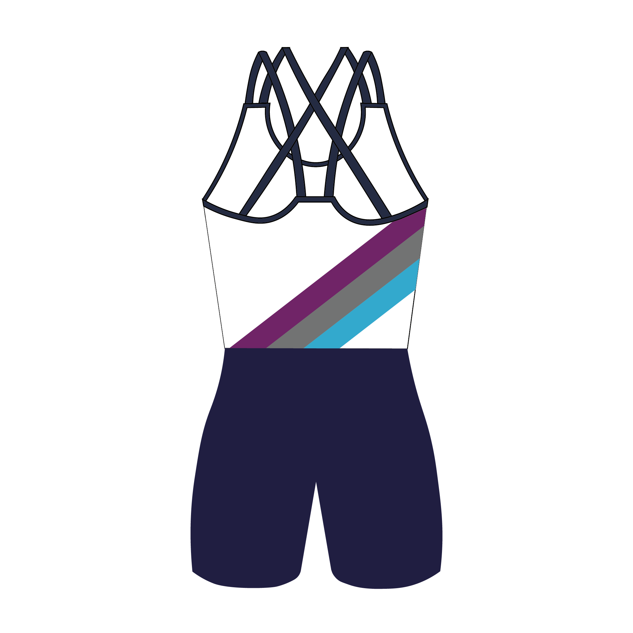 South College Boat Club Strappy AIO
