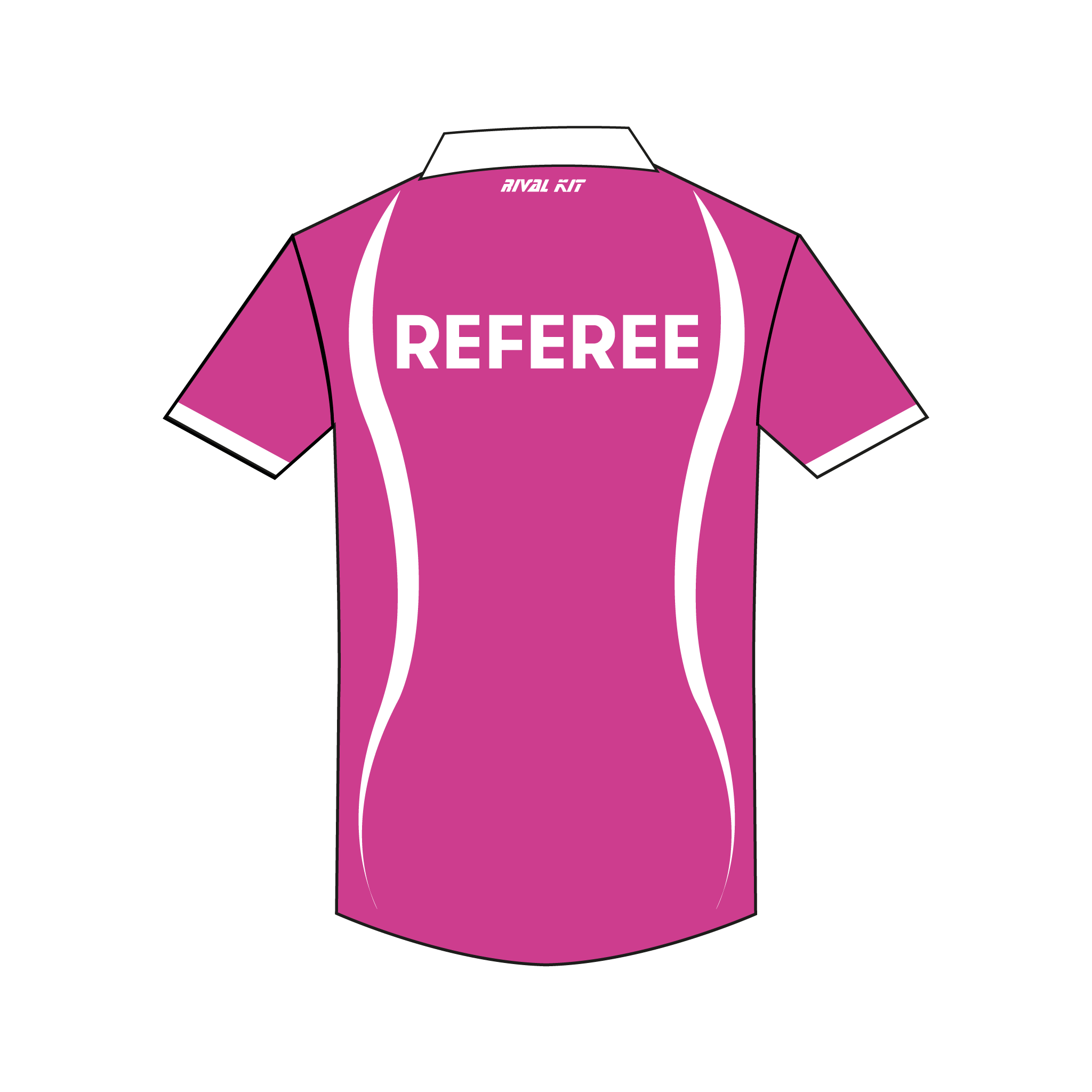 Edinburgh City 7s Bespoke Rugby Referee Gym T-Shirt