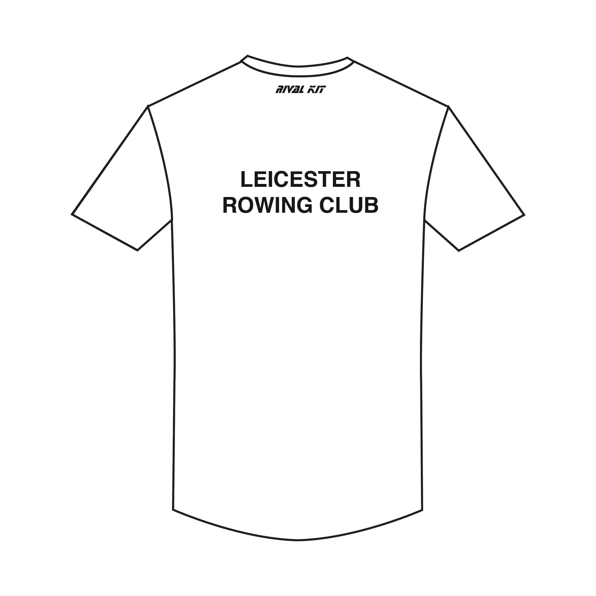 Leicester Rowing Club Bespoke Short Sleeve Gym T-Shirt 2