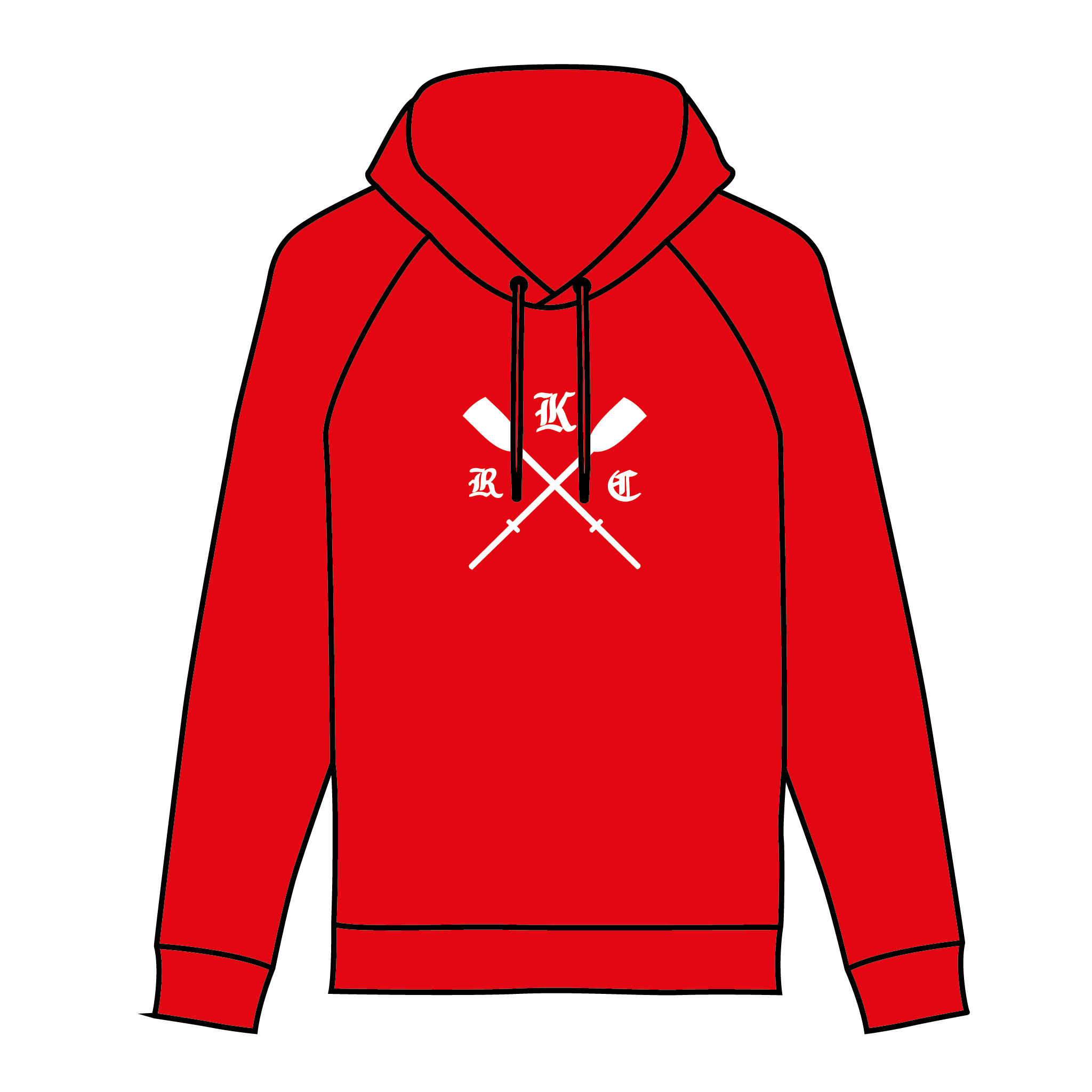Kingston Rowing Club Red Hoodie