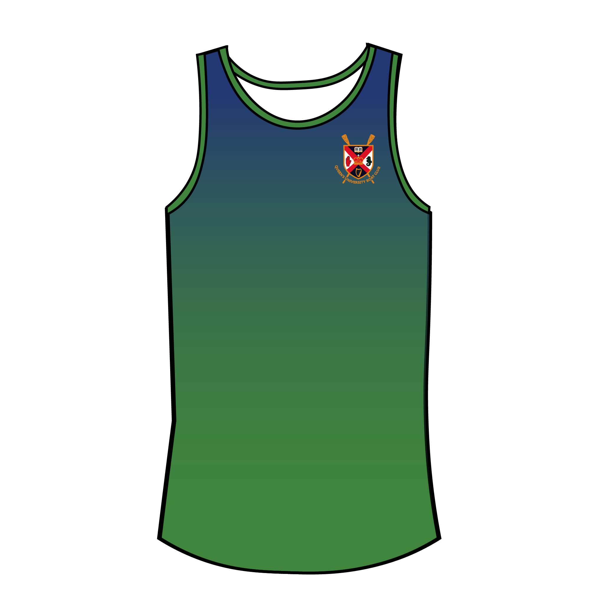 Queen's University Belfast Men's Boat Club Gym Vest