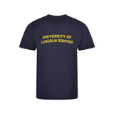 University of Lincoln RC Short Sleeve Navy Gym T-shirt