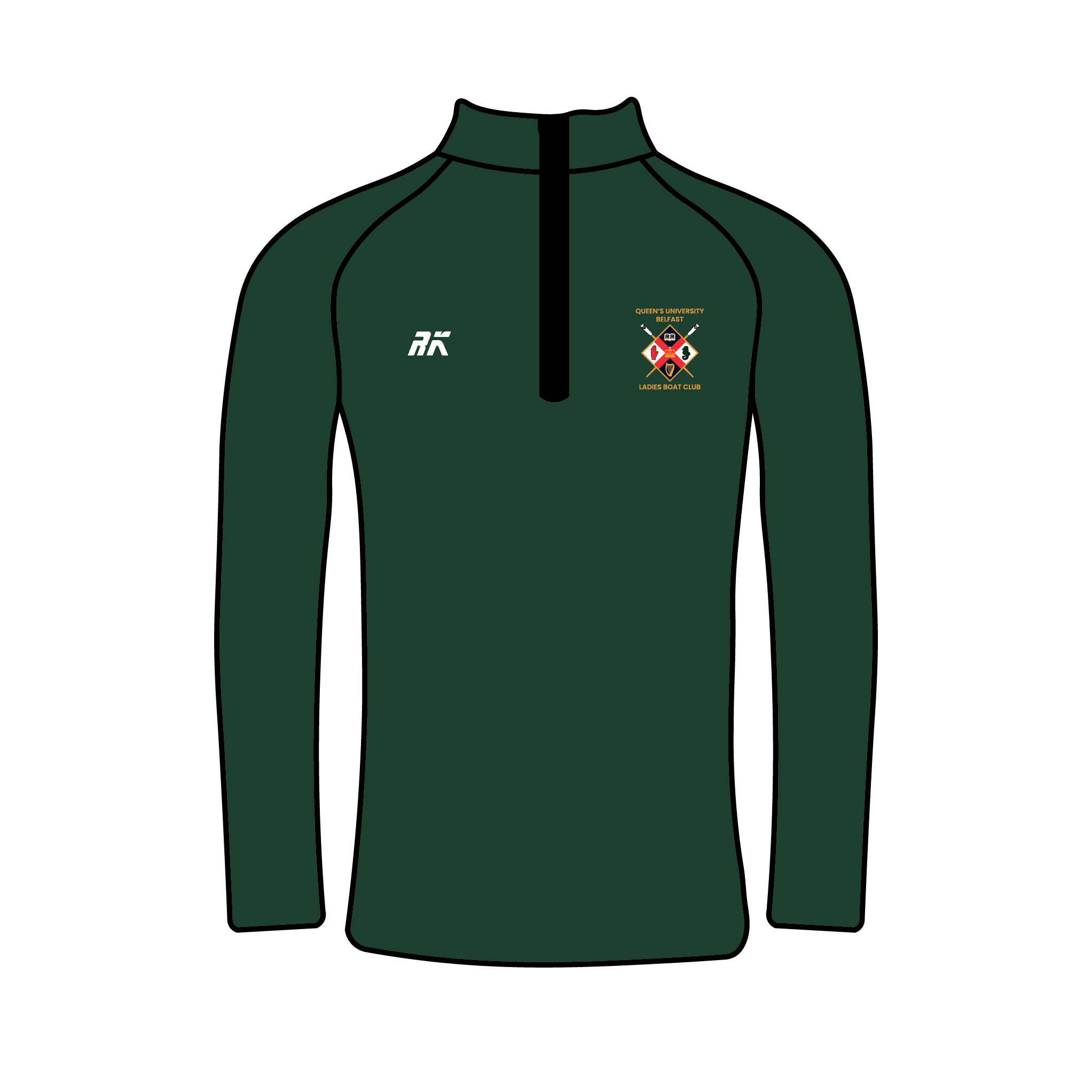 Queen's University Belfast Ladies Boat Club Bespoke Q-Zip