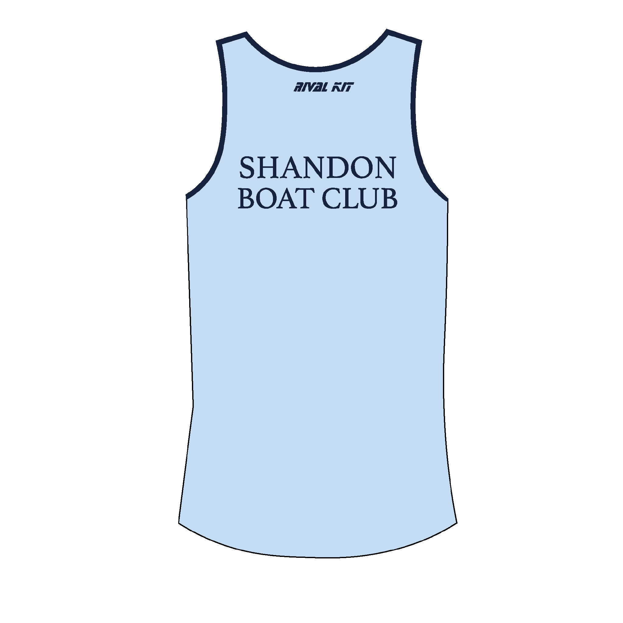 Shandon Boat Club Gym Vest Design 2