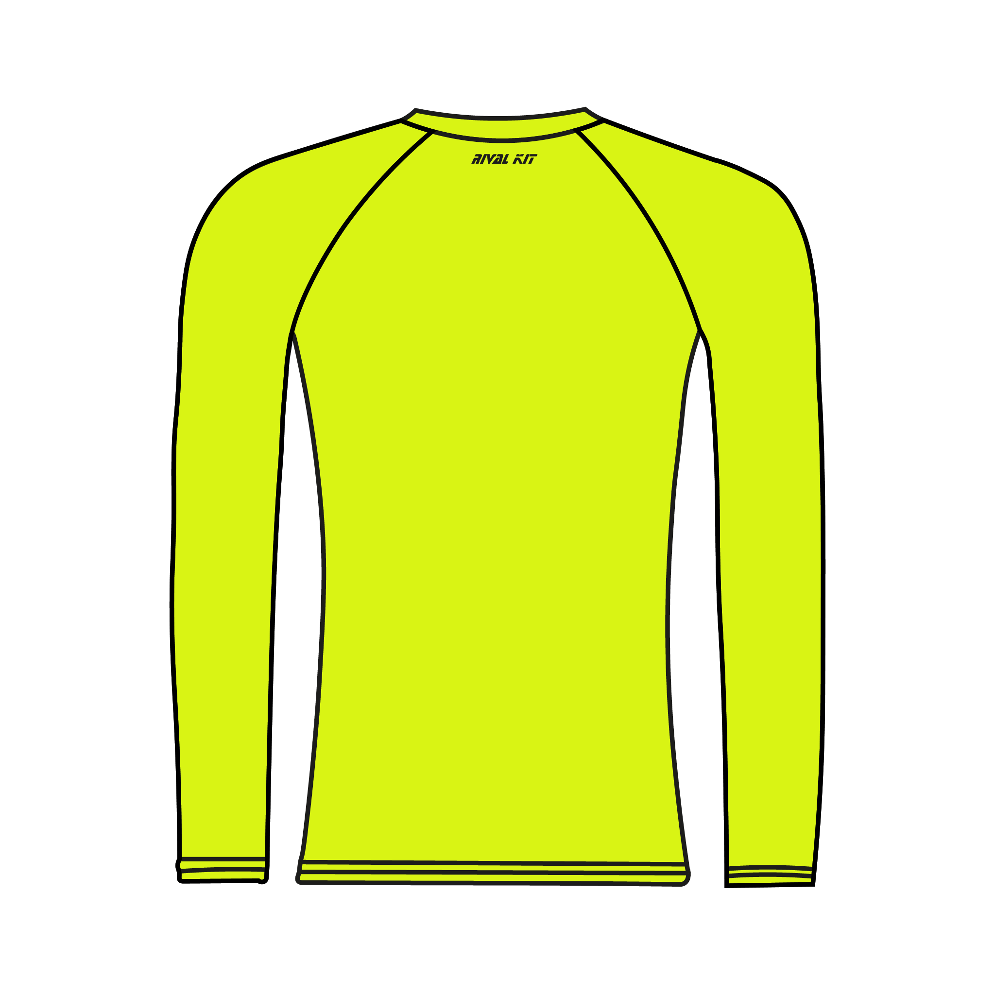 Norwich Rowing Club Hi-Vis Long Sleeve Base Layer