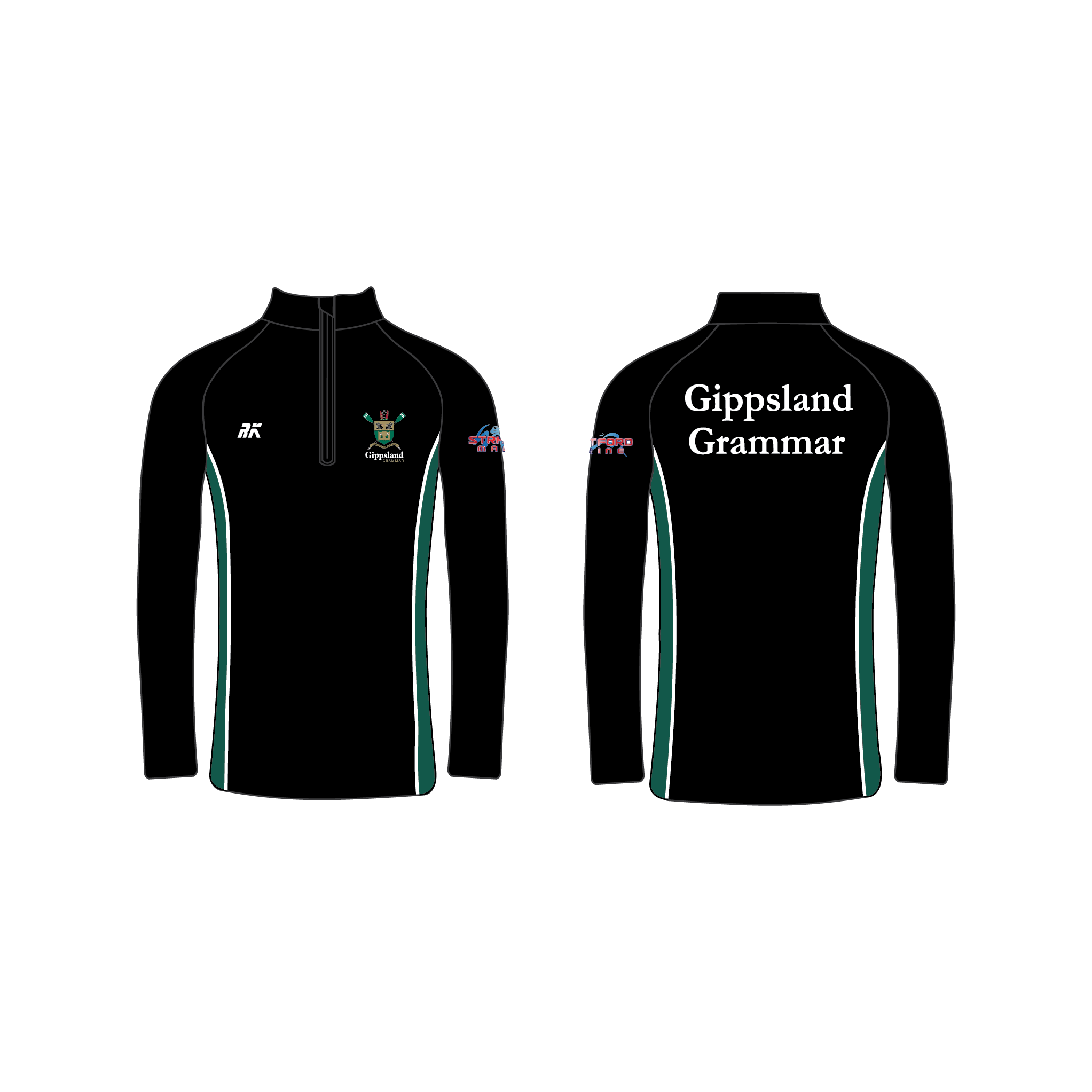 Gippsland Grammar  Rowing Bespoke Q-Zip