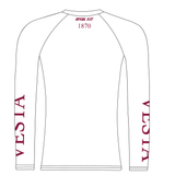 Vesta Rowing Club White Long Sleeve Baselayer