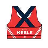 Keble College Oxford Boat Club Cross Back Sports Bra