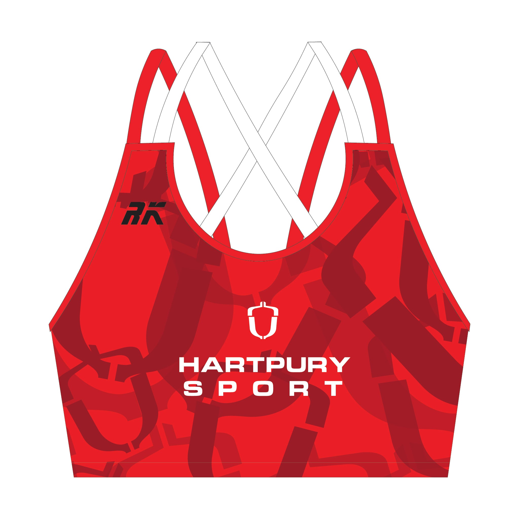 Hartpury University Athletic Performance Strappy Sports Bra