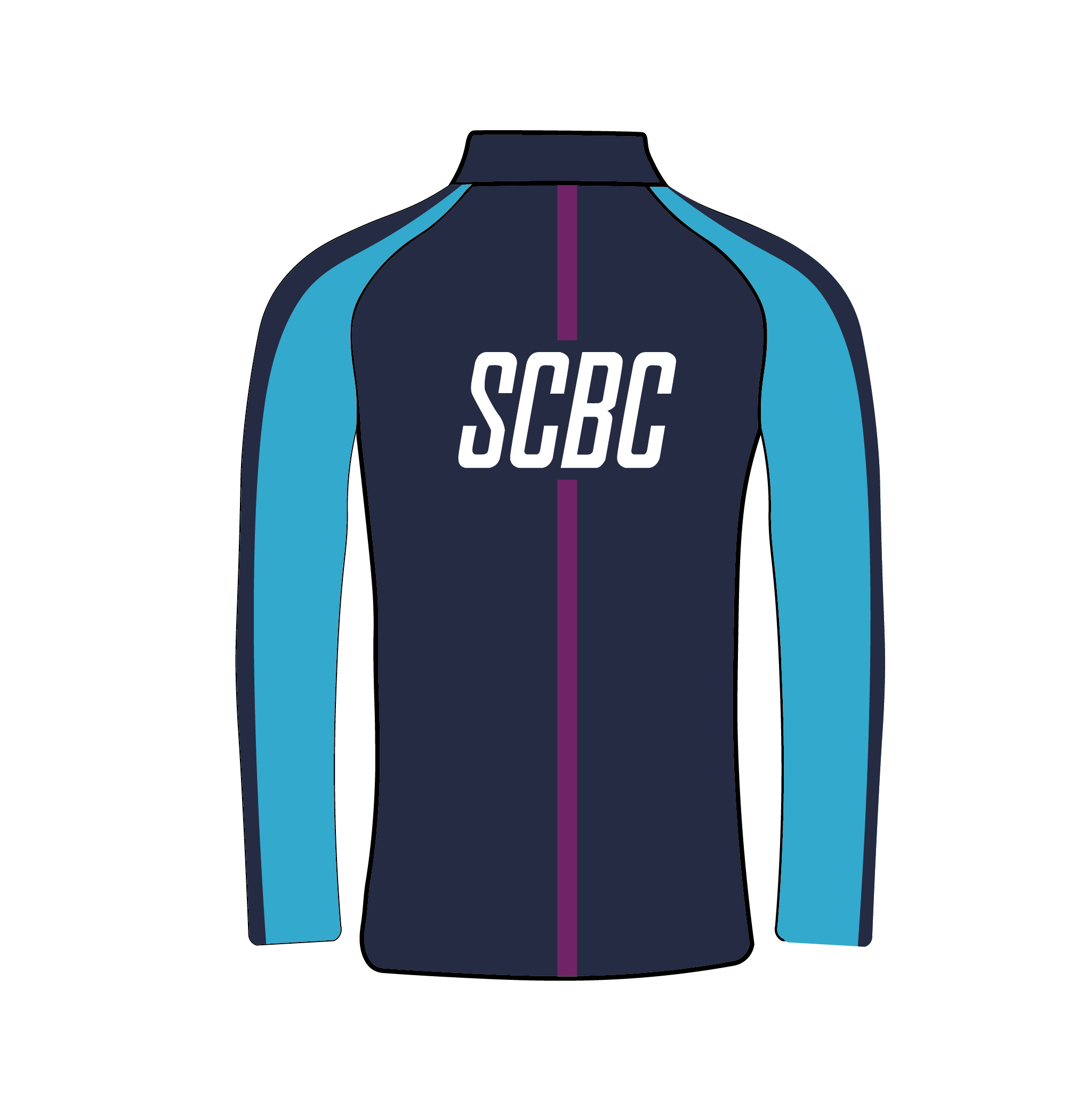 South College Boat Club Bespoke Q-Zip