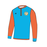 Goring Gap Boat Club Bespoke Zippered Long Sleeve Gym T-Shirt