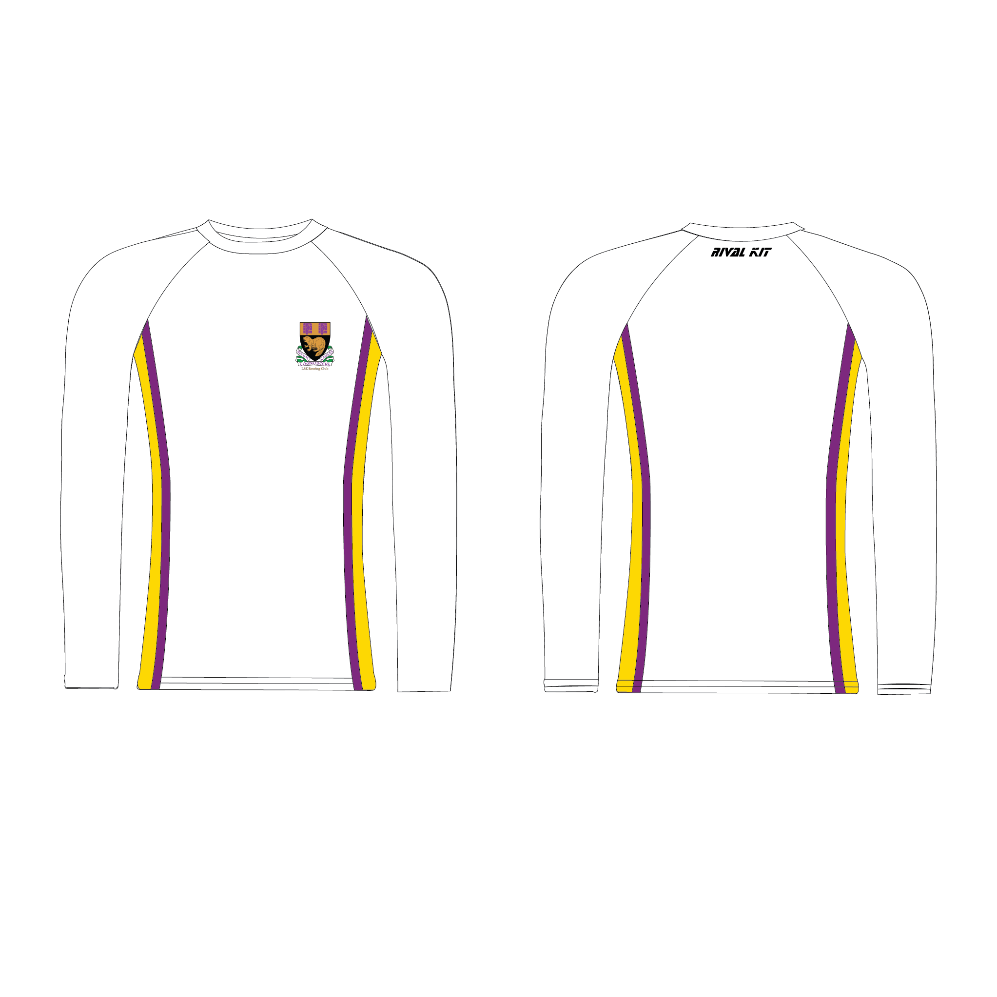 LSE White Long Sleeve Base Layer