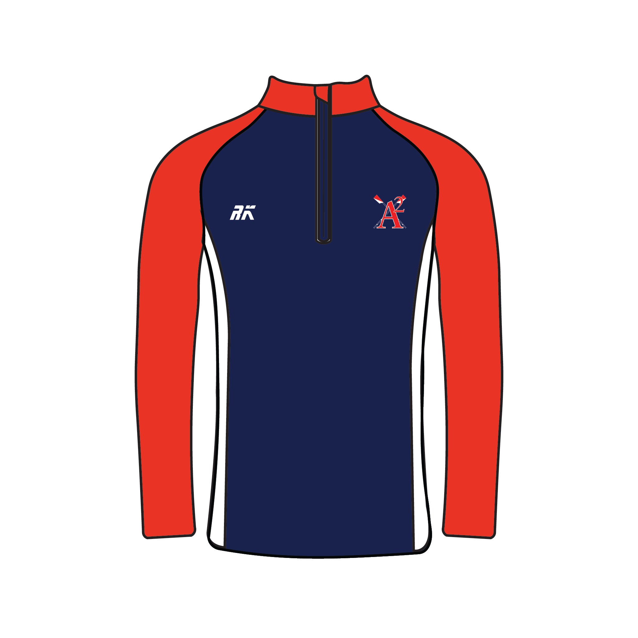 Ann Arbor Rowing Club Bespoke Q-Zip 2