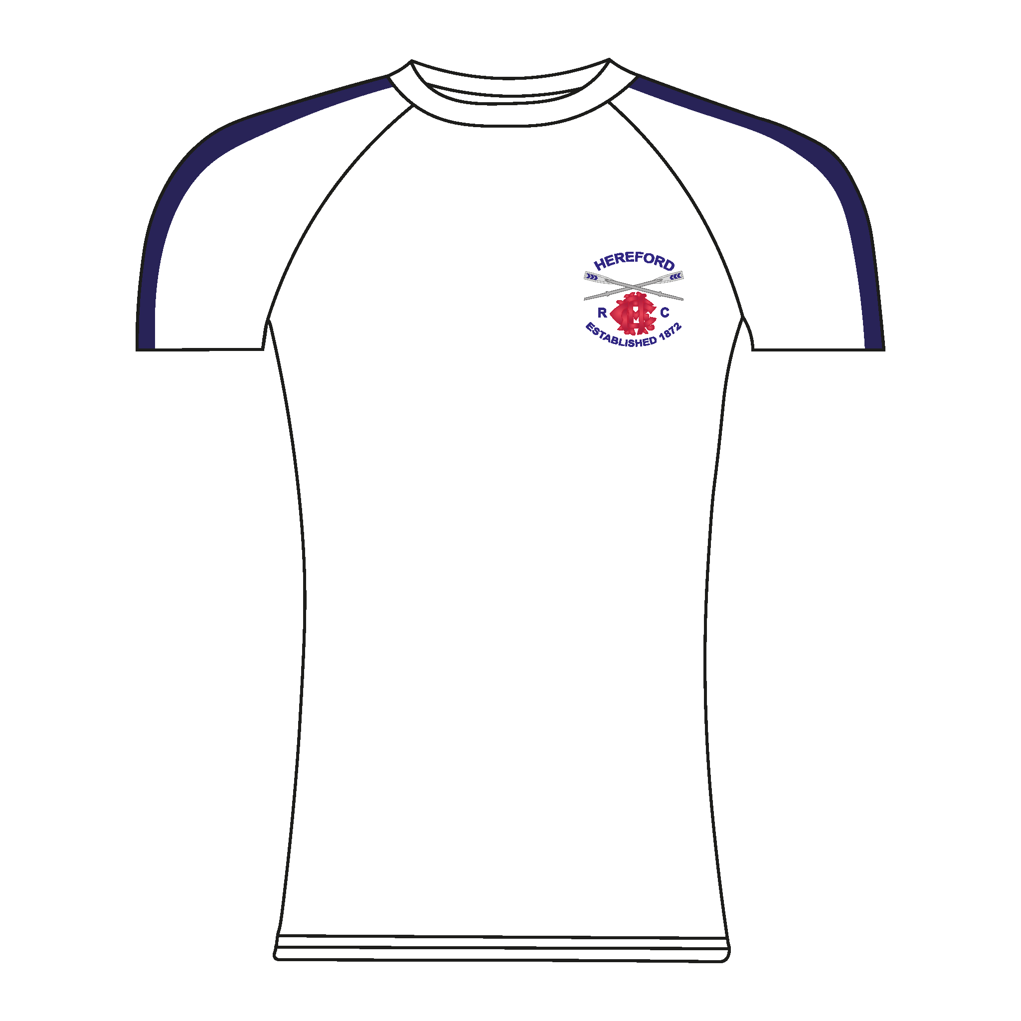 Hereford Rowing Club White Baselayer