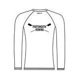 University of Portsmouth Rowing White Long Sleeve Base-Layer
