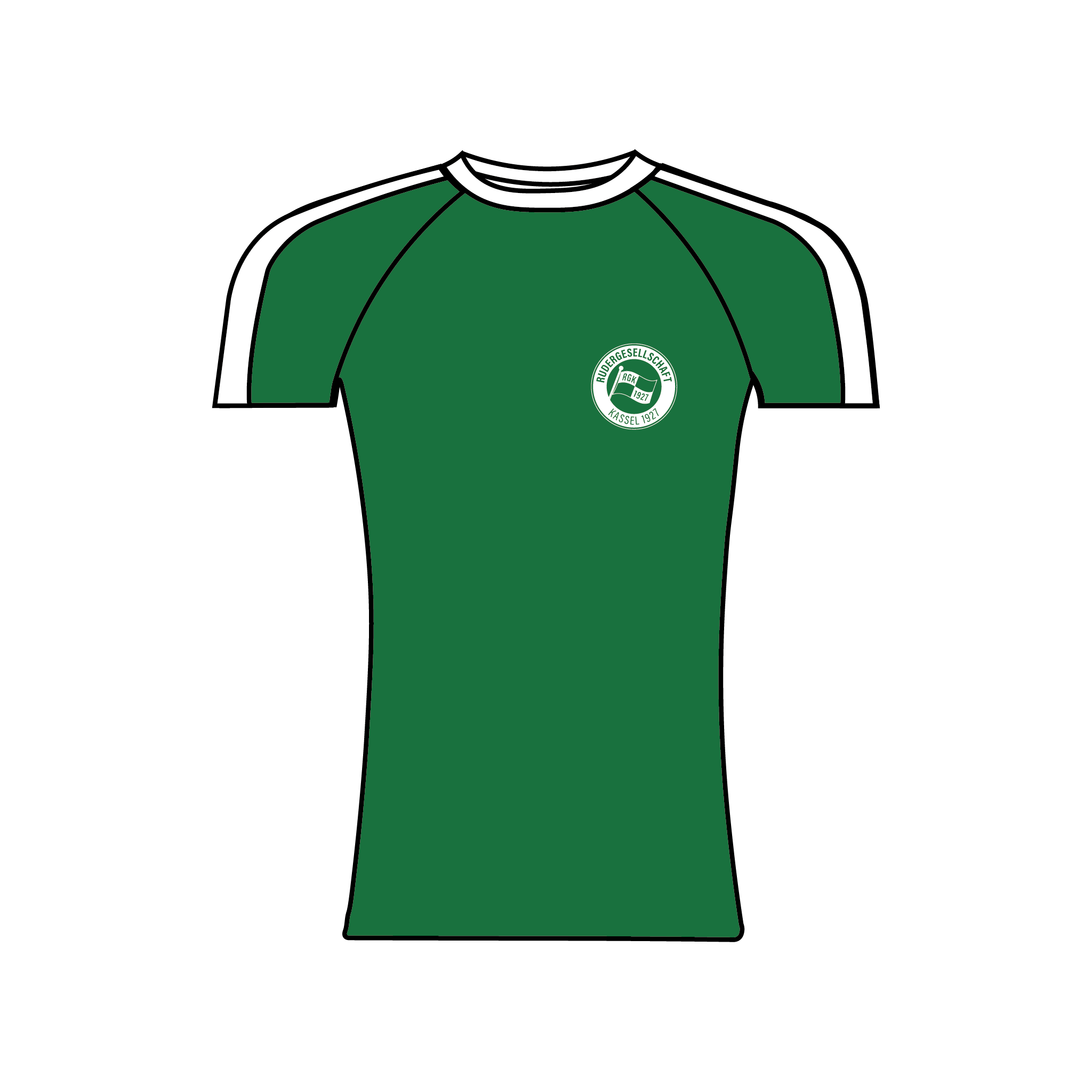 Rudergesellschaft Kassel Short Sleeve Green Base-Layer