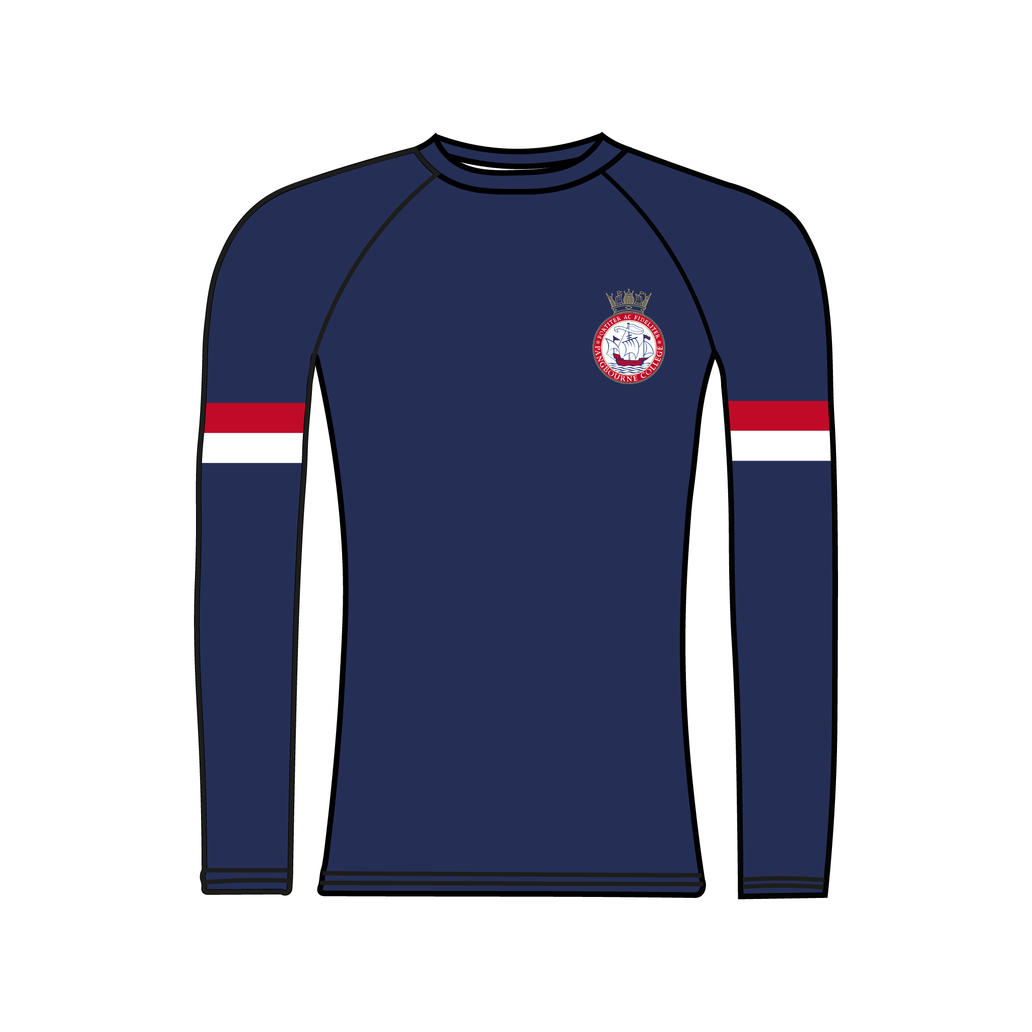 Pangbourne College Boat Club Long Sleeve Base Layer