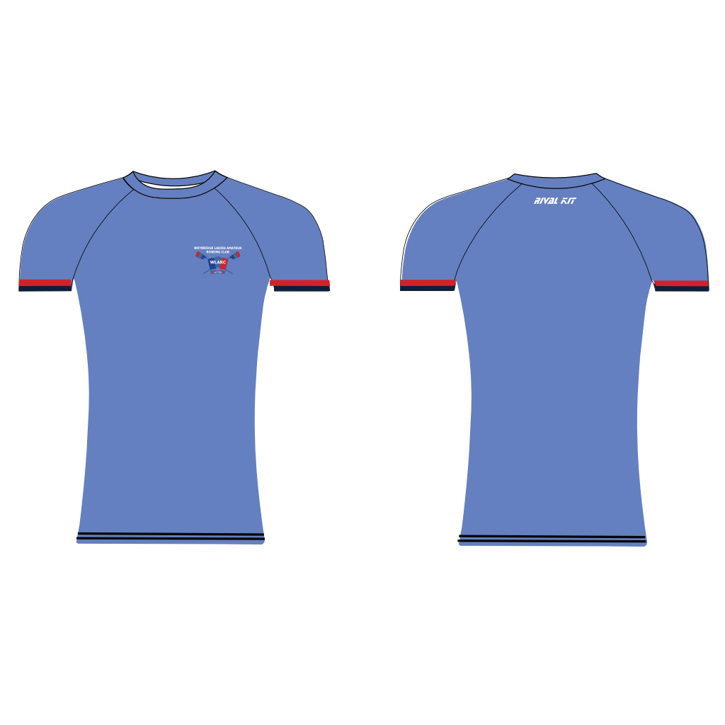 WEYBRIDGE LADIES ROWING CLUB Club Short Sleeve Base-Layer