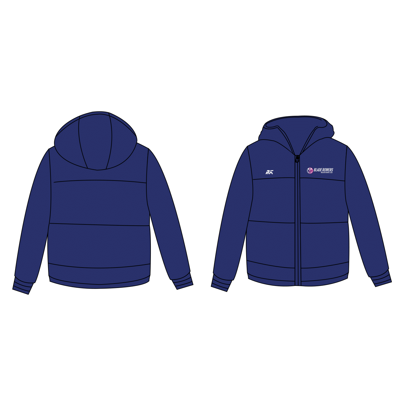 Blade Rowers Puffa Jacket