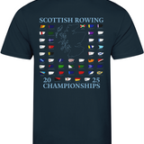 Scottish Champs Navy event tee short sleeve