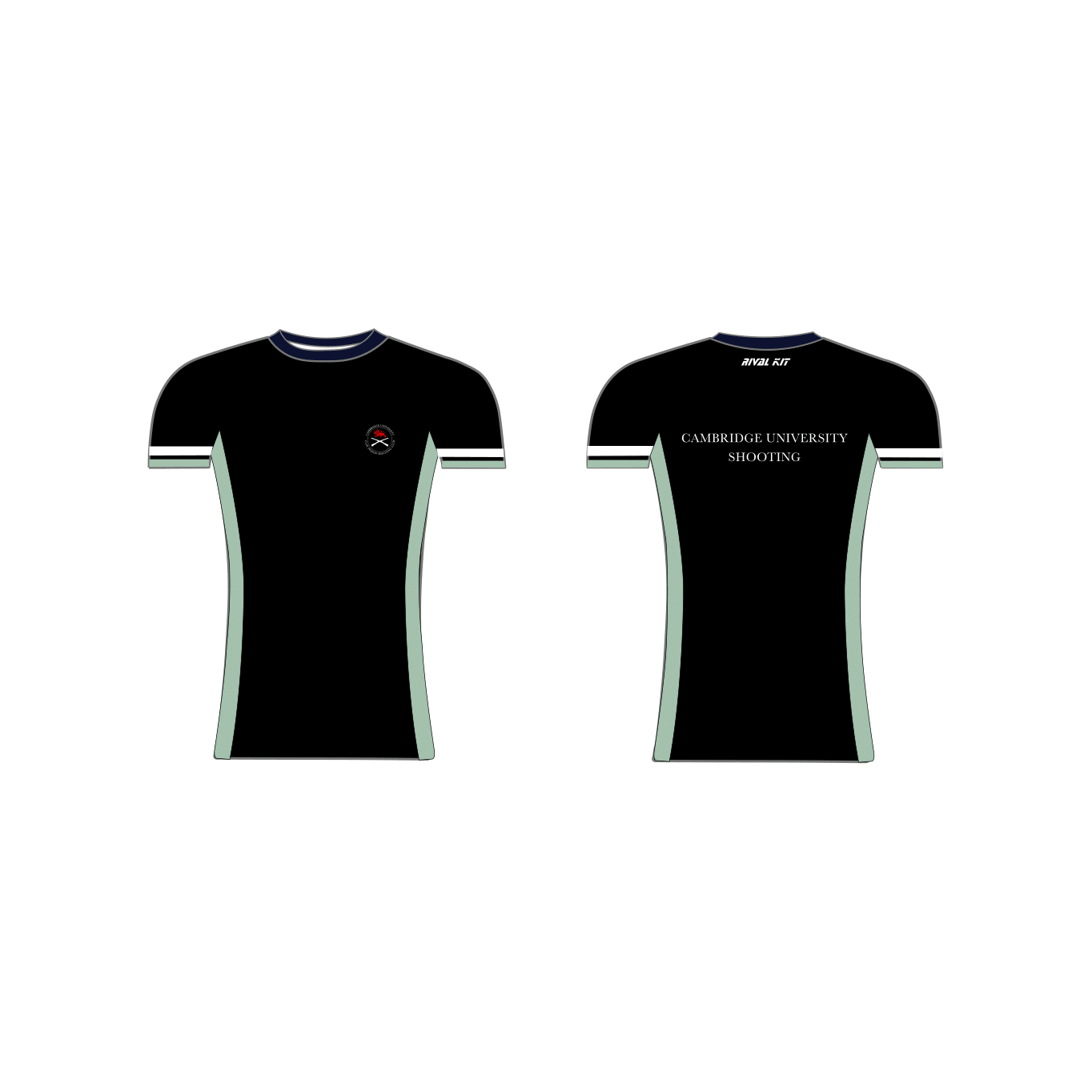Cambridge University Shooting Team Black Short Sleeve Base Layer