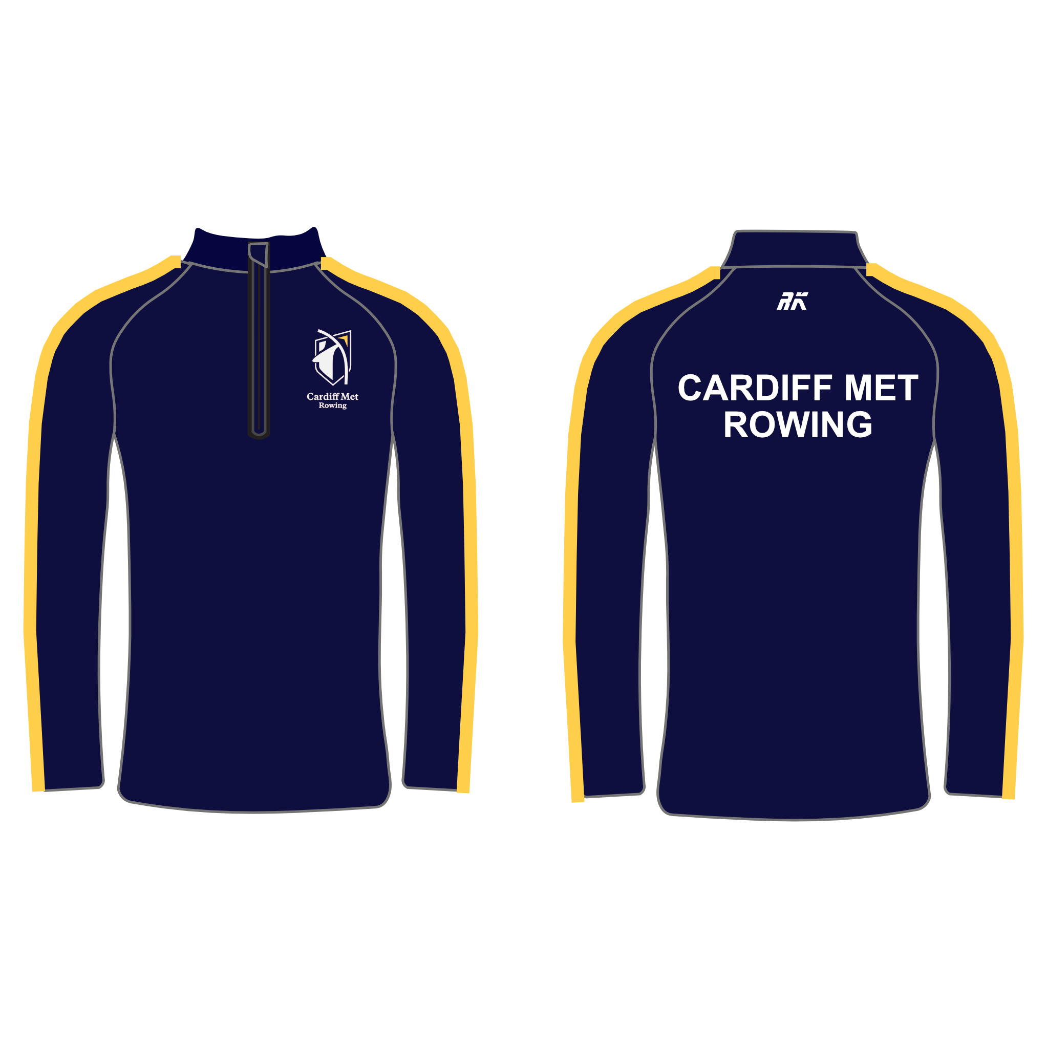Cardiff Met Rowing Performance Q-zip