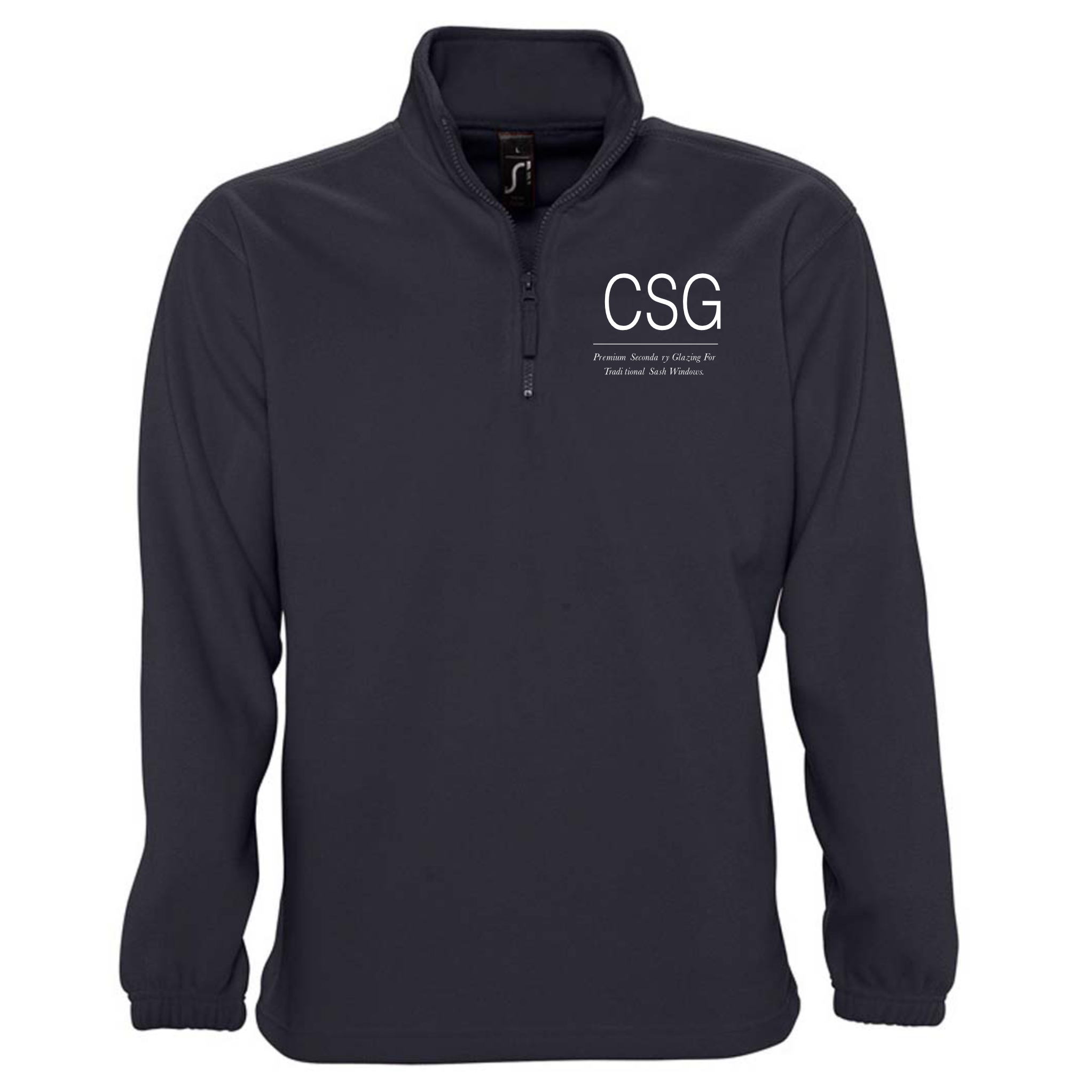 CSG WINDOW Zipped Fleece GREY