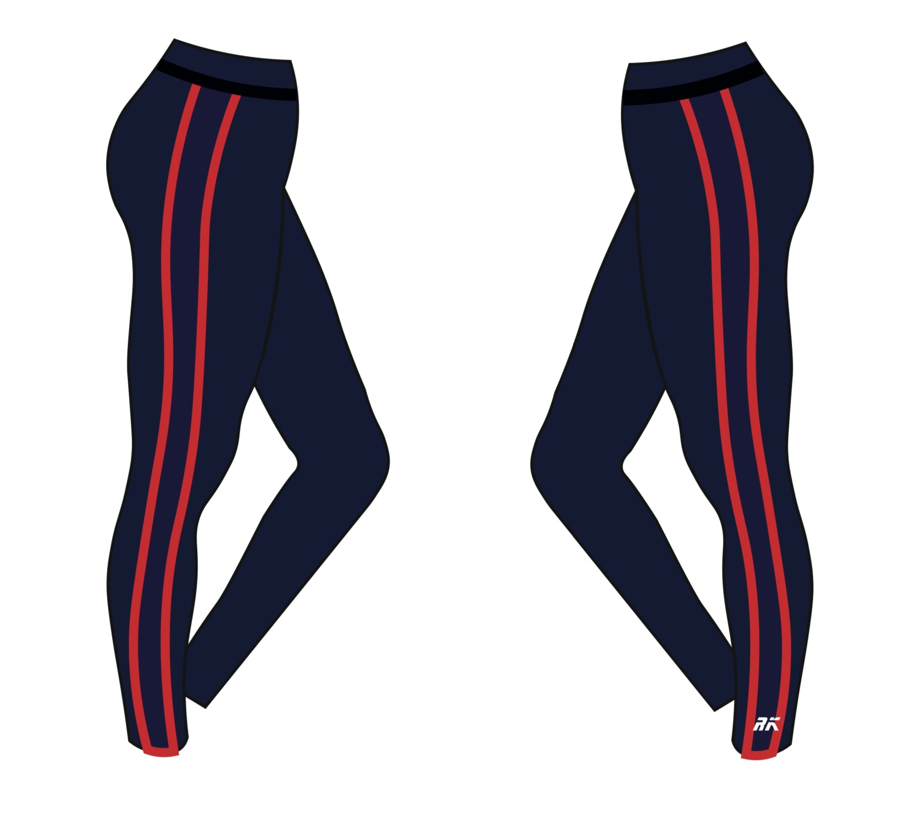 Angers Nautique Aviron Rowing Leggings