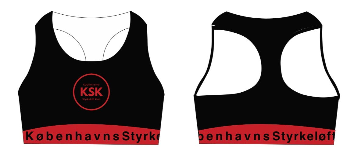 KSK Powerlifting racer back Bra