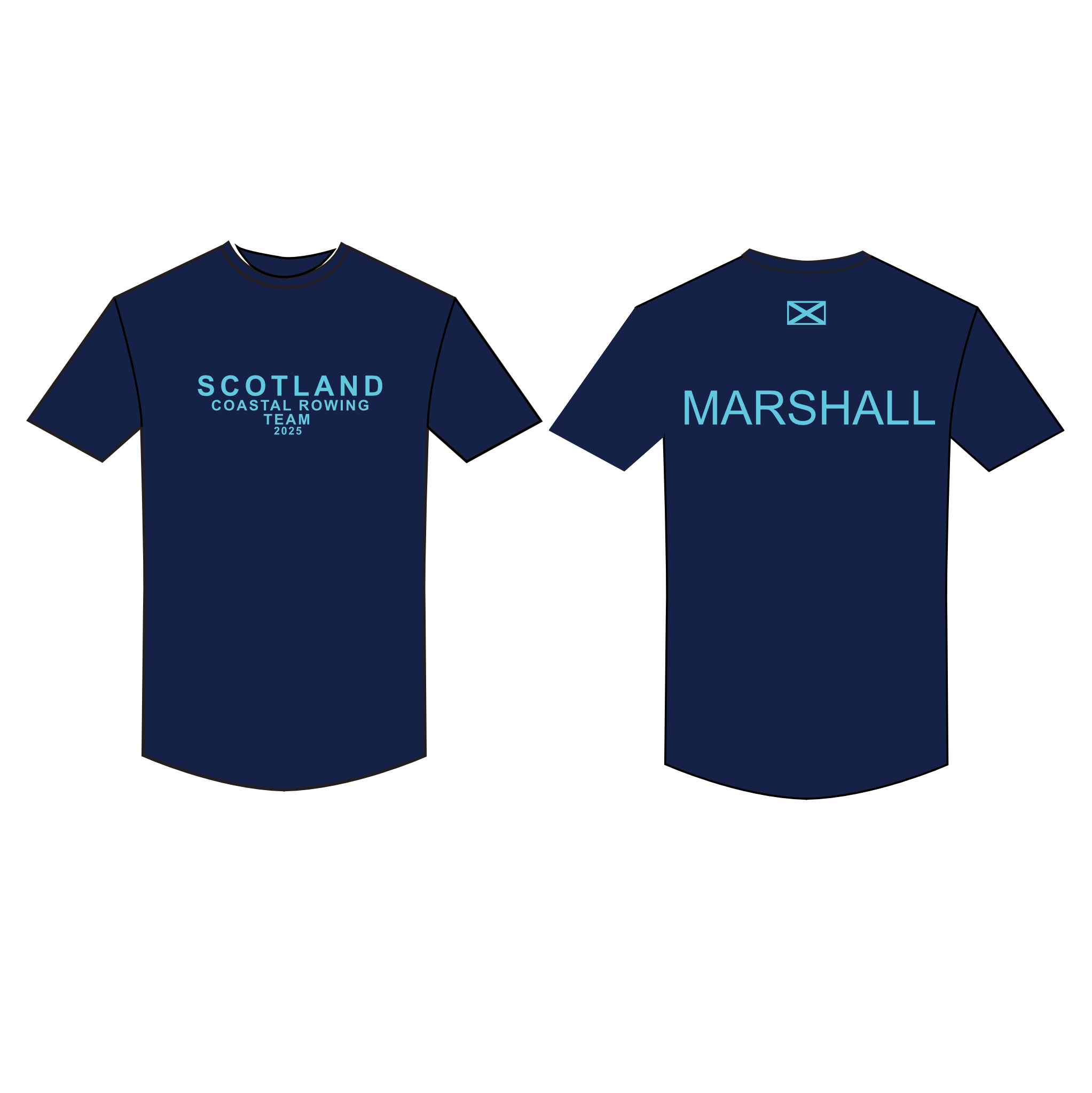 Scotland Rowing Team HIT COSTAL T-shirt 2025