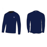 Sussex University Boat Club Long Sleeve Gym T-Shirt Navy