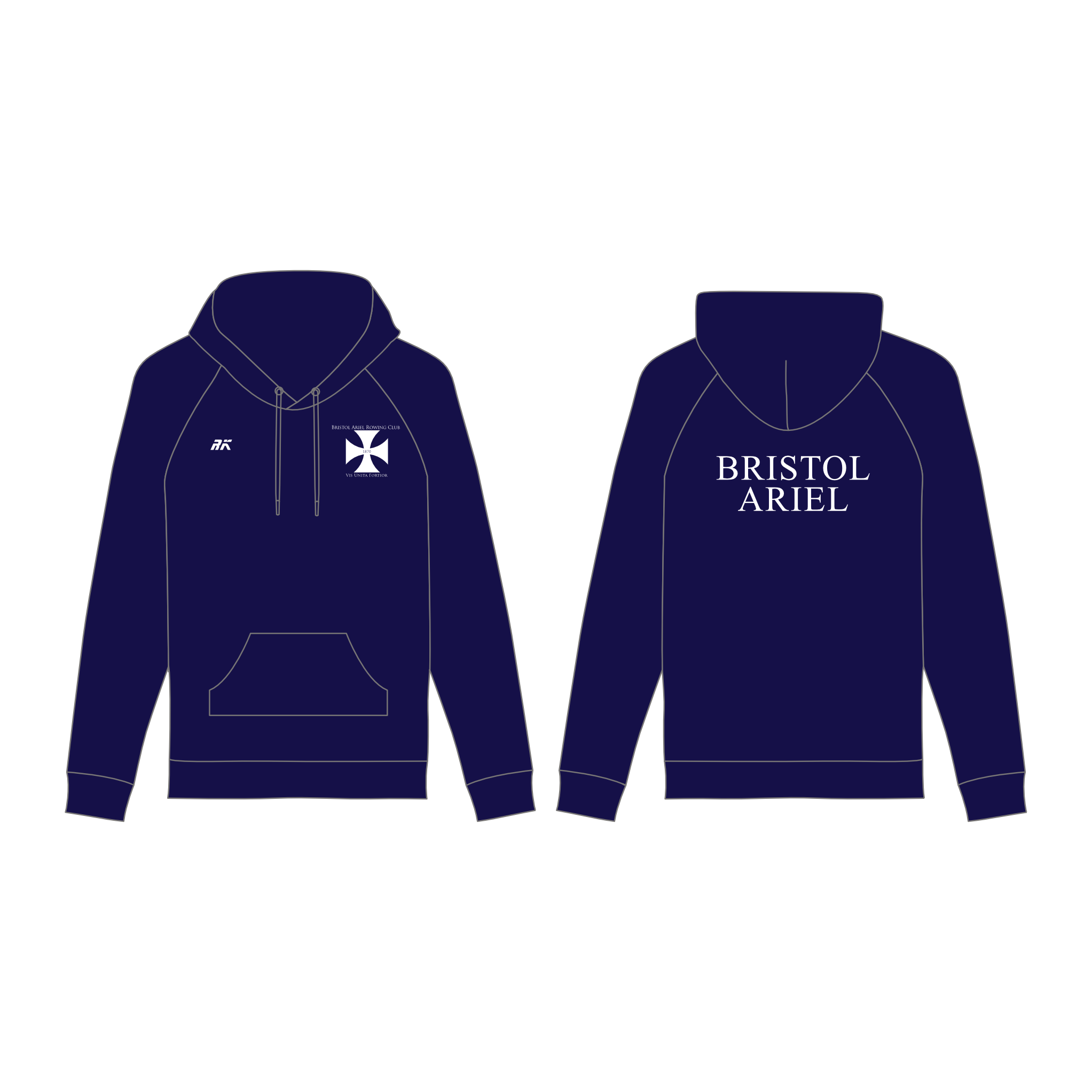 Bristol Ariel Rowing Club  Hoodie