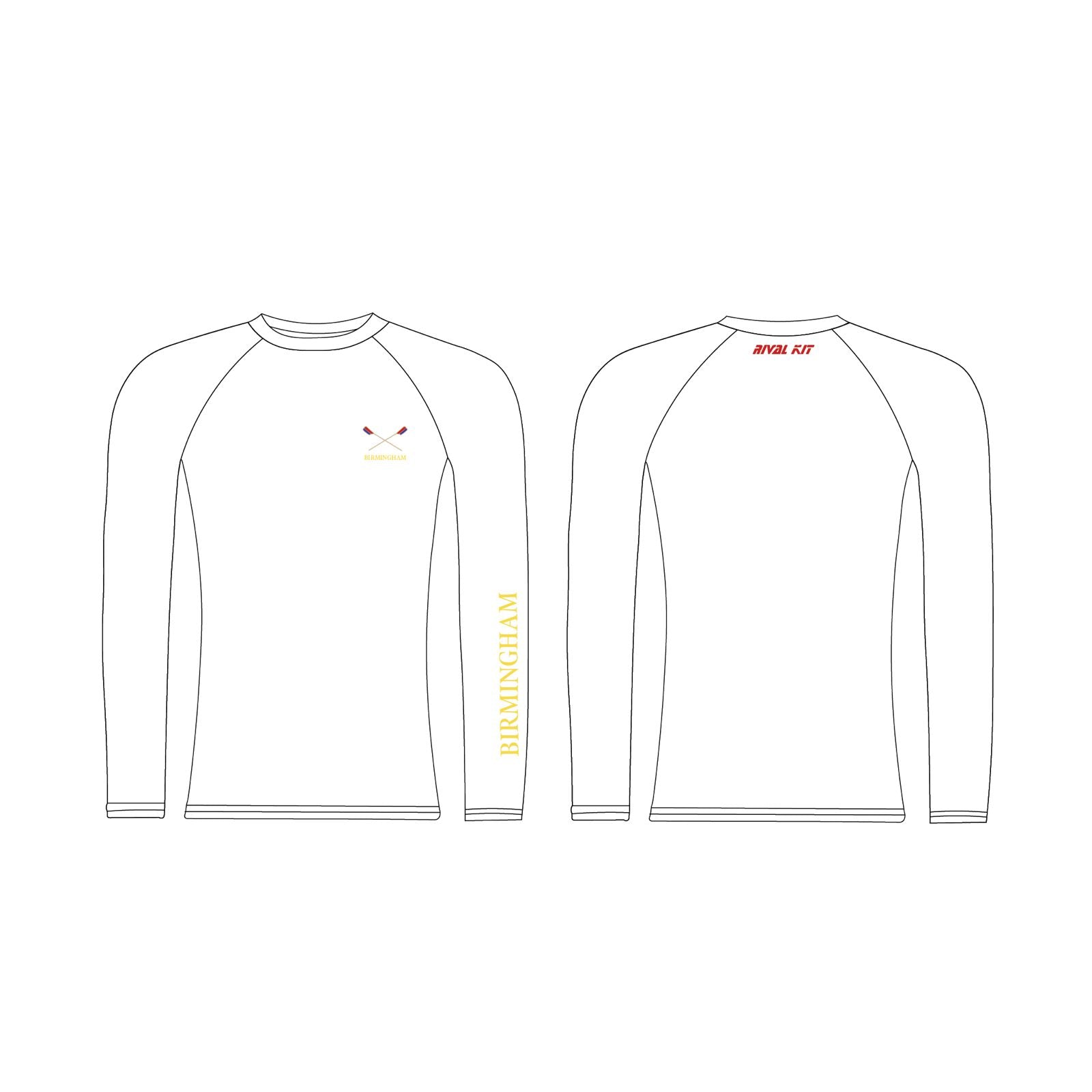 UBBC White Long Sleeve Baselayer