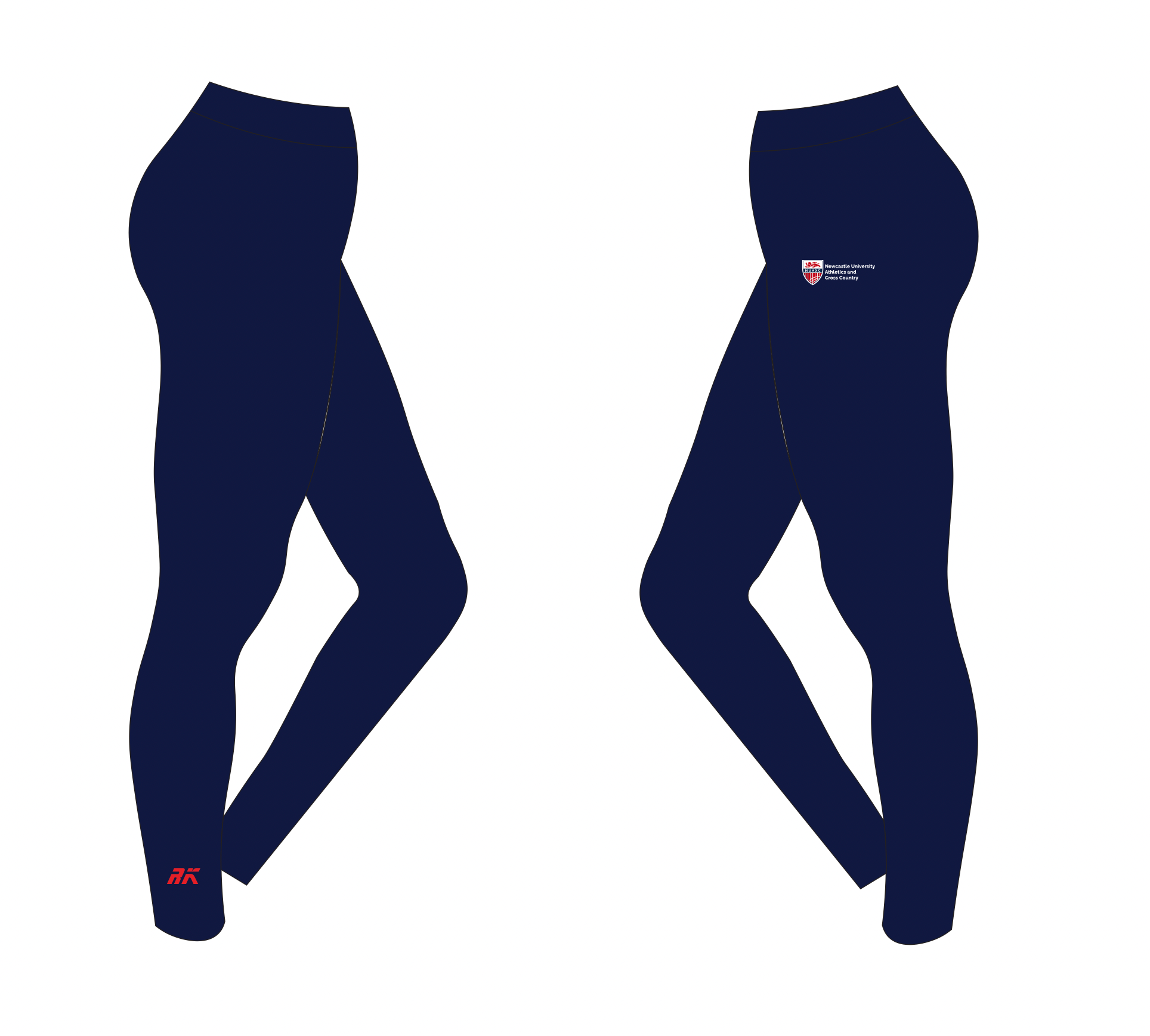 Newcastle University Athletics and Cross Country Club Navy Leggings