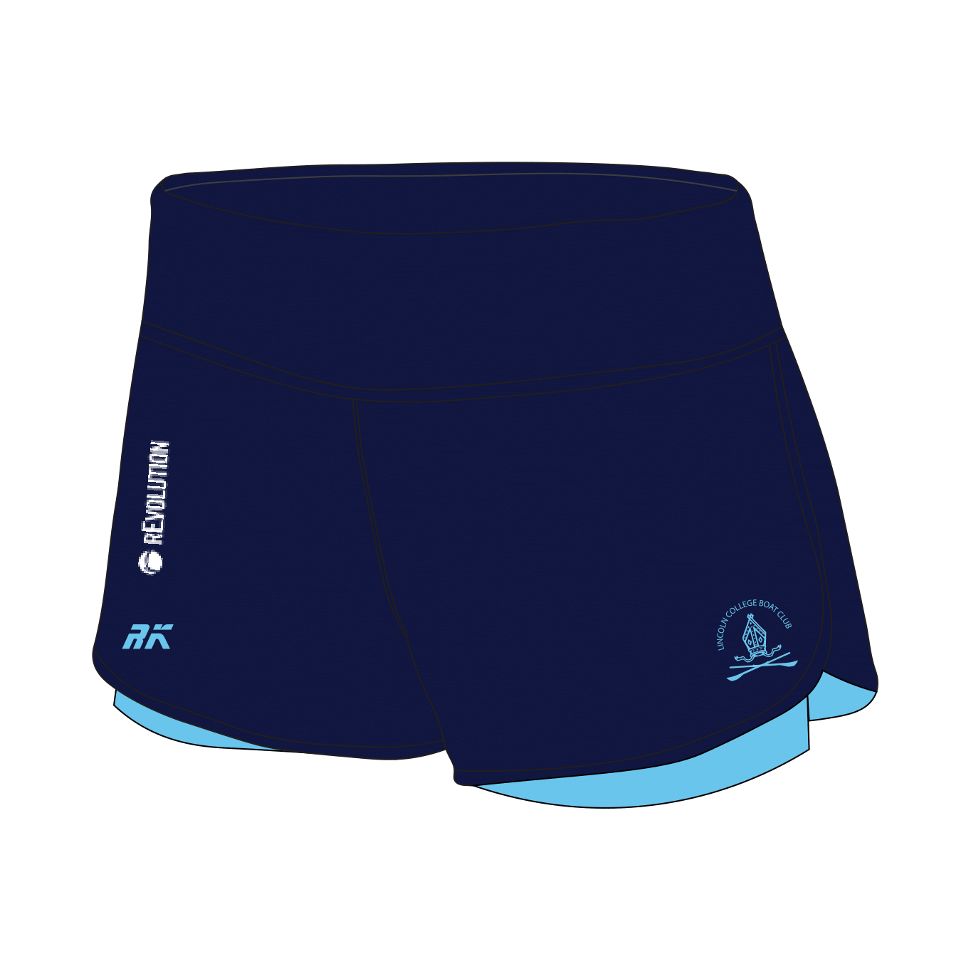 Lincoln College Boat Club Female Gym Shorts