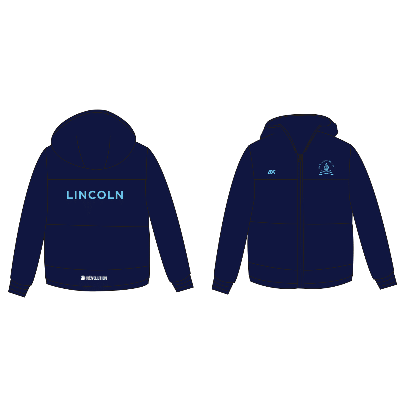 Lincoln College Boat Club Puffa Jacket Alumni