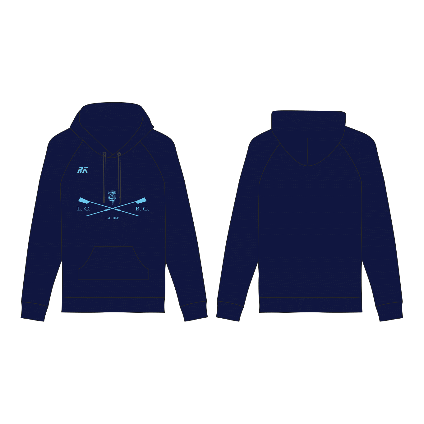 Lincoln College Boat Club Second Hoodie Alumni