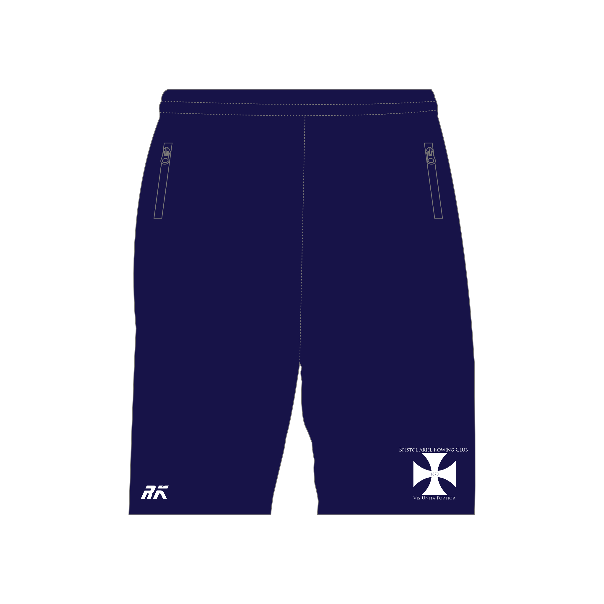 Bristol Ariel Rowing Club  Male Gym Shorts