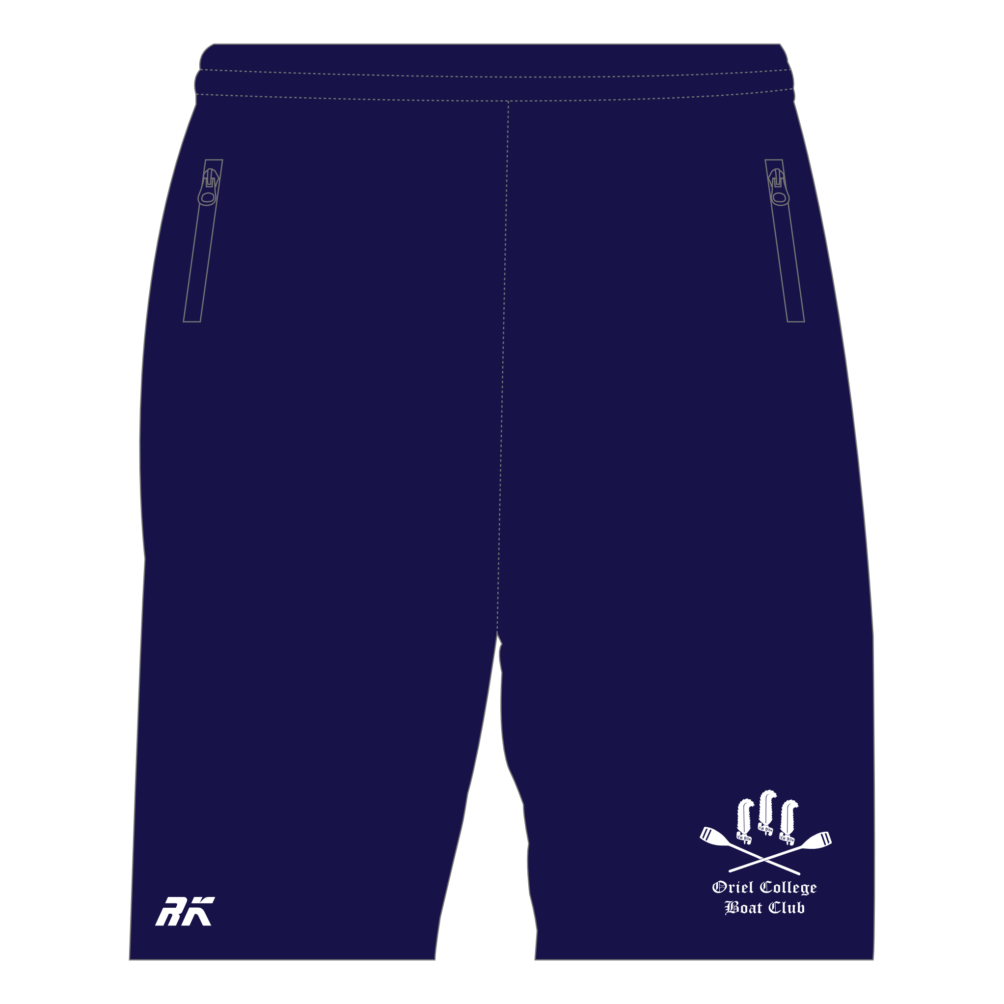 Oriel College Boat Club Oxford Training Male Gym Shorts
