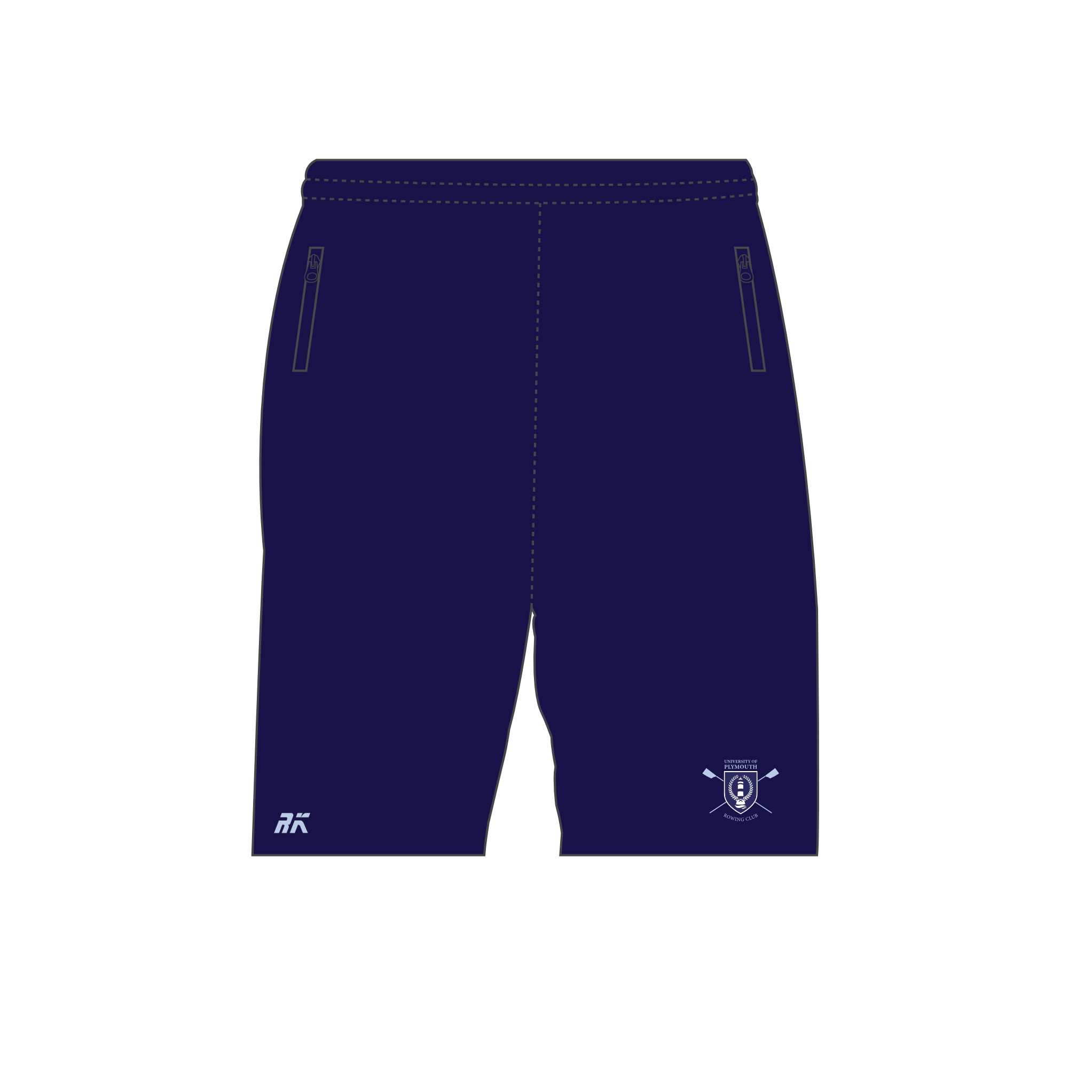 Plymouth University Boat Club Male Gym Shorts