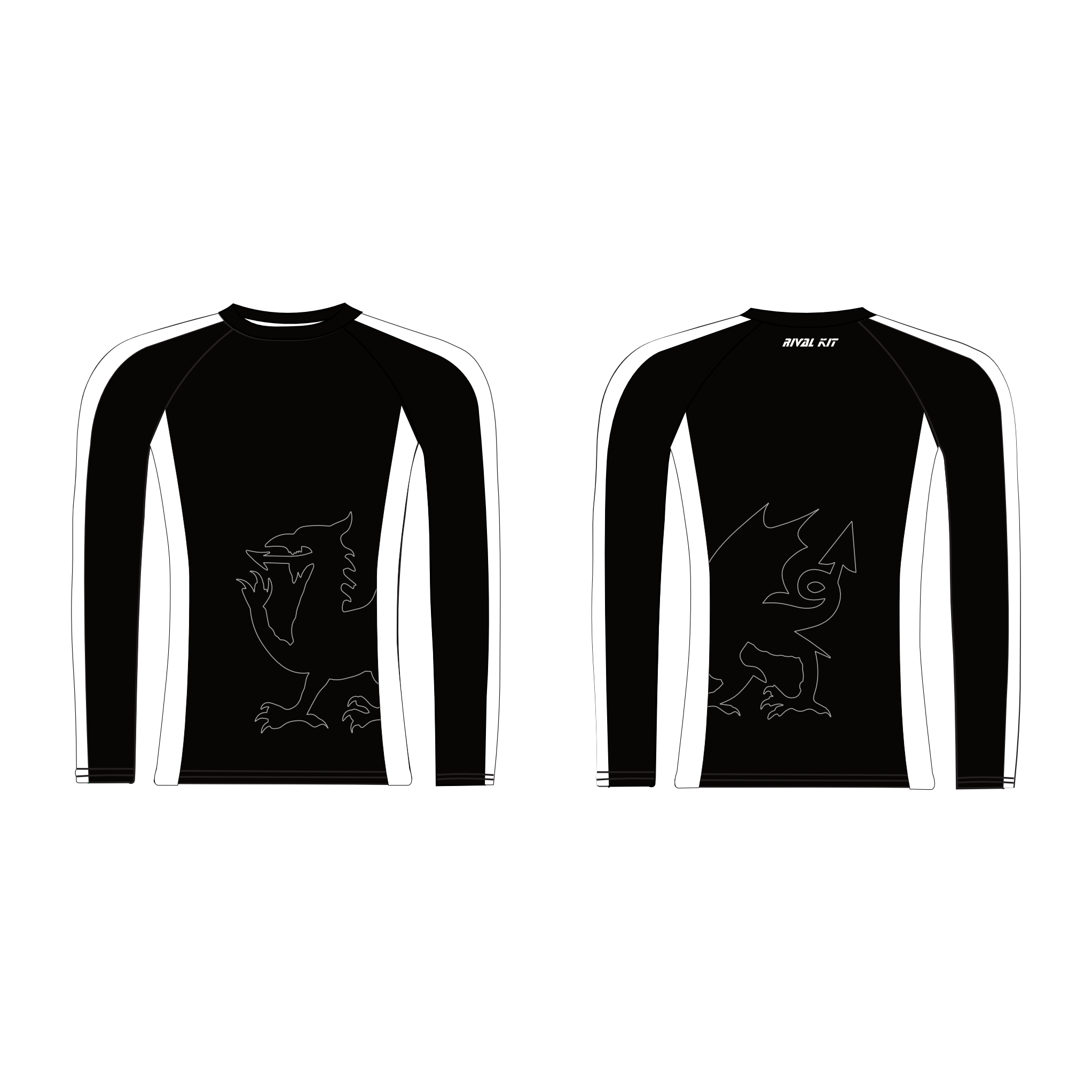 LLANDAFF Boat club LONG SLEEVE BASELAYER 2