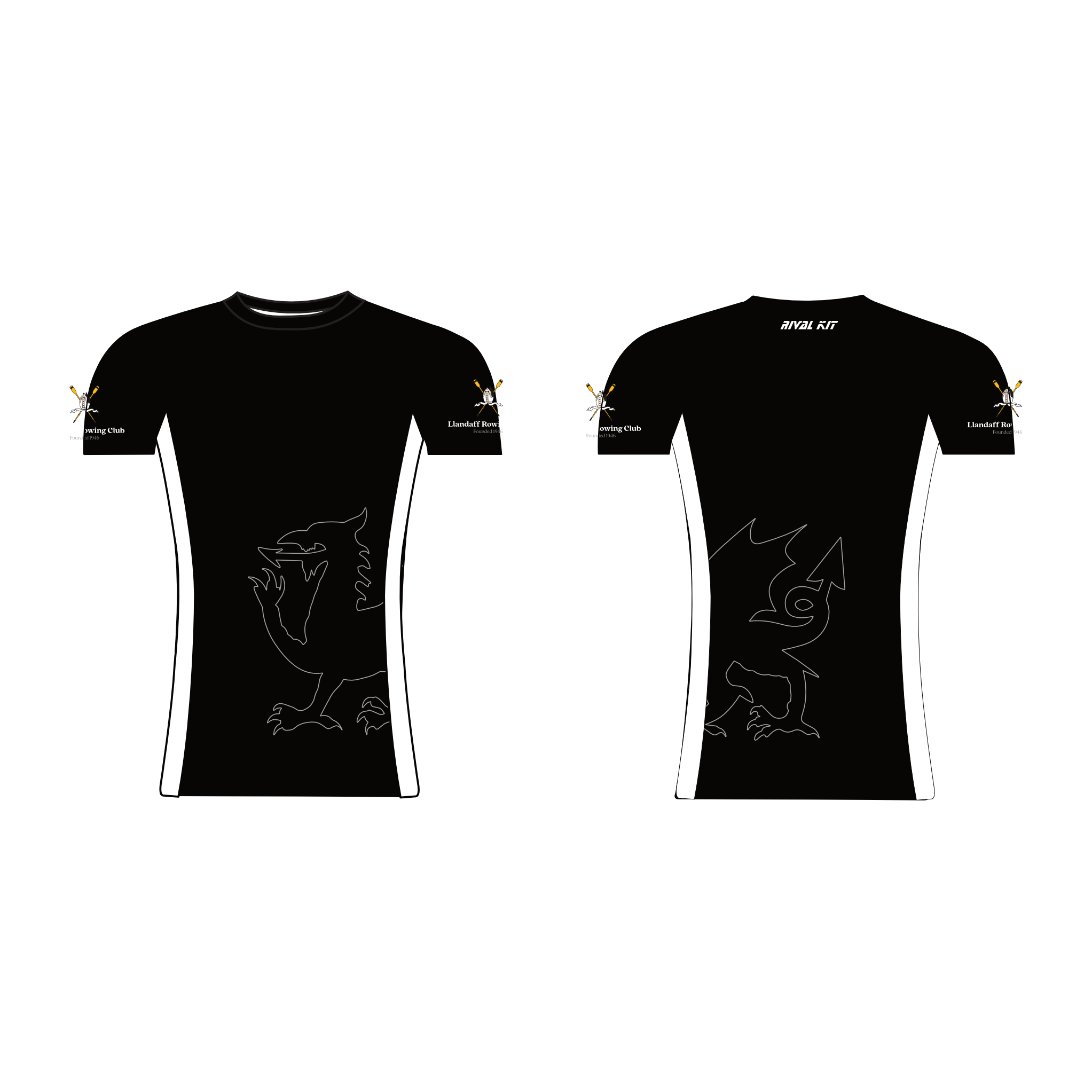 LLANDAFF Boat club SHORT SLEEVE BASELAYER 2