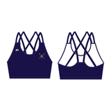 Newport Rowing Club Strappy Sports Bra Navy