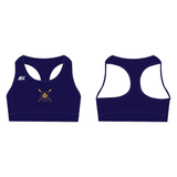 Newport Rowing Club Racer Back Sports Bra Navy