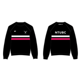 Nottingham Trent University Boat Club Black and Pink Striped Sweatshirt