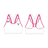 Nottingham Trent University Boat Club White Strappy Sports Bra