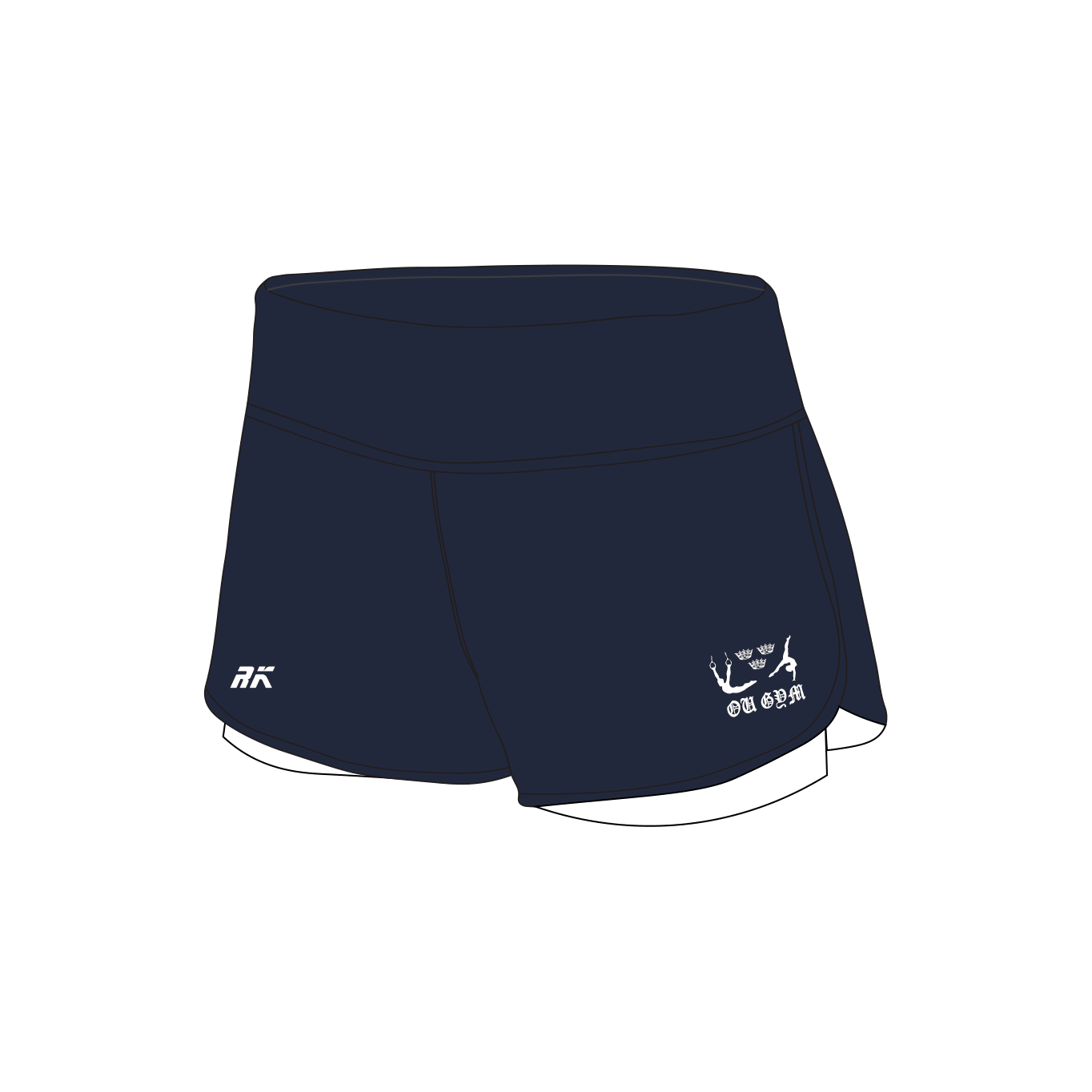 OU Gym Female Gym Shorts